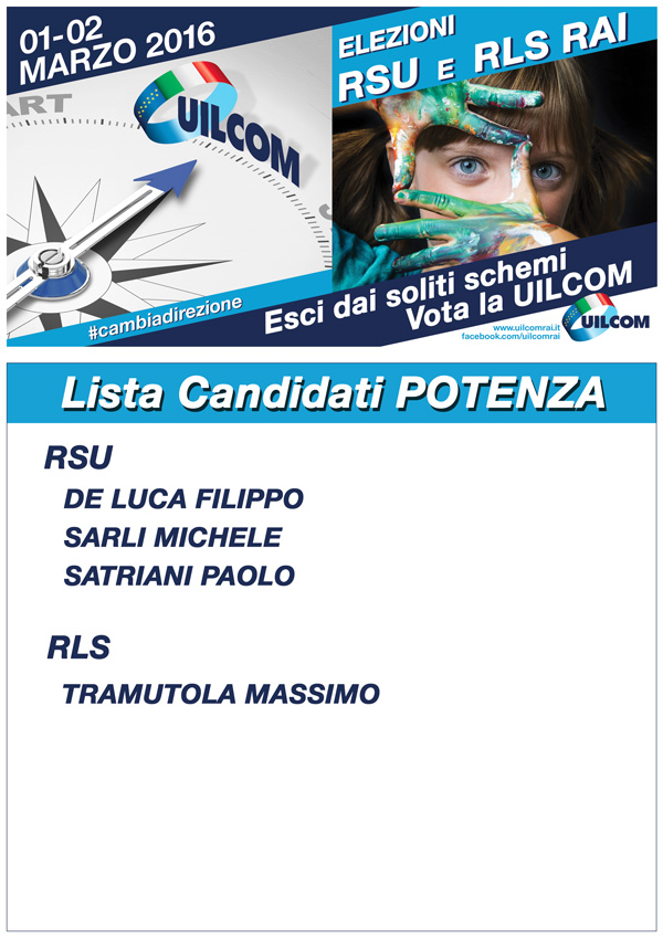 ELEZIONI RSU LISTA